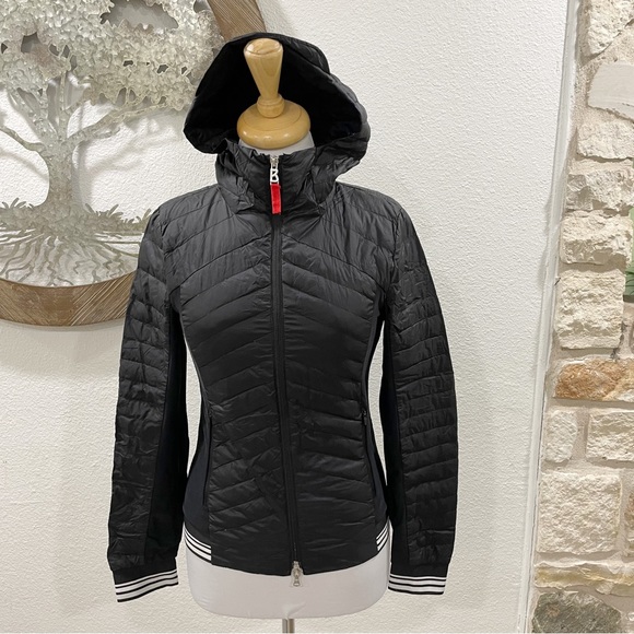 Bogner Jackets & Blazers - Bogner Fire+Ice Insulated Hooded Down Puffer Jacket Hybrid Black 4 XS